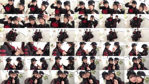 [UNCENSORED-LEAK] MUKC-123 A new, up-and-coming playta-style duo. A passionate, clothed sex encounter between two girls in a yuri-themed outfit. Arima Miku, Kojima Miko